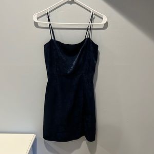 Lucy in the Sky Navy Blue floral print dress size:XS